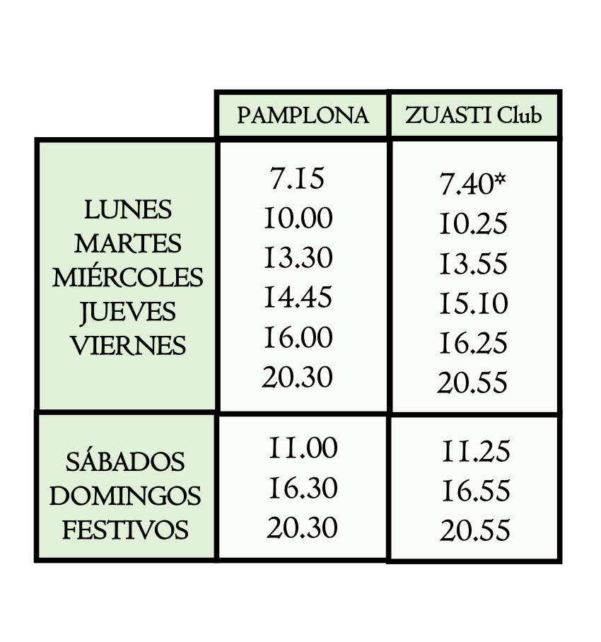 horario verano autobus