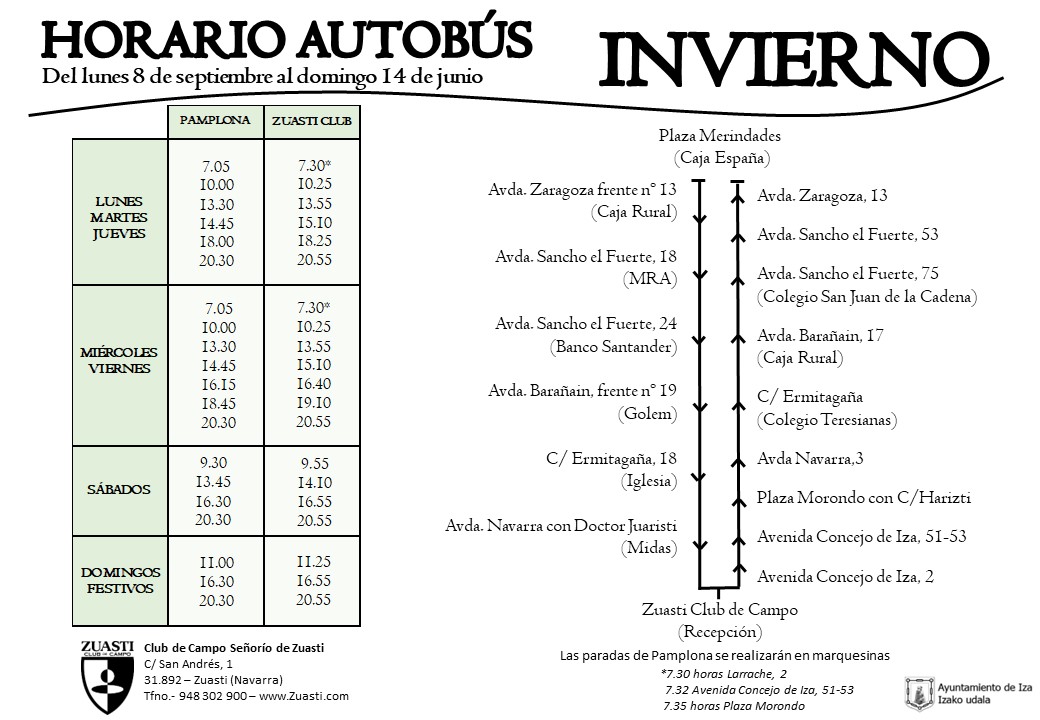 HORARIO 2025-2026 Invierno desde el 9 de septiembre nuevo 08_09_2025